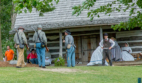 historical village reenactment