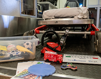 Sensory Kits in Ambulance