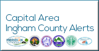 Capital Area Ingham County Alerts Button