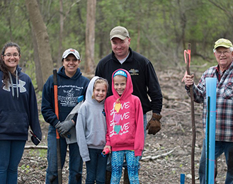 Stewardship Day Volunteers News Item