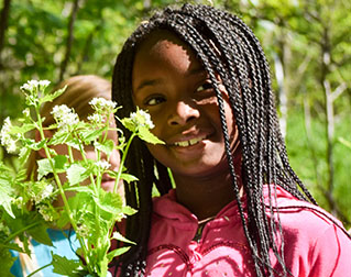 Girl with Plant